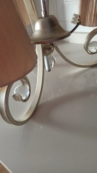 Lámpara de techo 3 luces estilo clásico