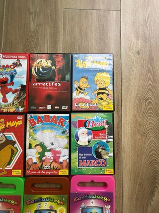 Lote DVDs y CDs Infantiles CantaJuego, Disney, Abe