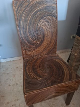 Mesa de comedor y 6 sillas