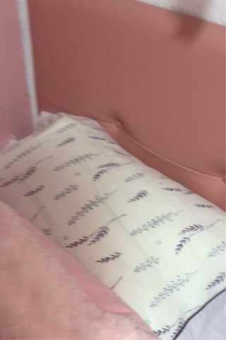 Cabecero Cama 90 Polipiel Rosa Botones