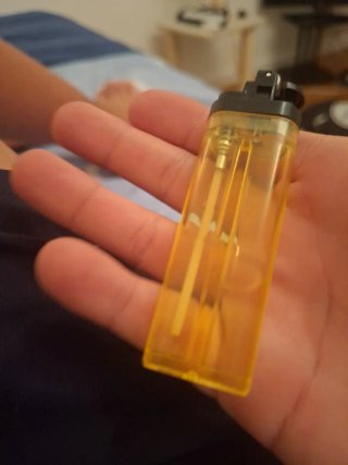 Mechero azul con llama (Negociable)