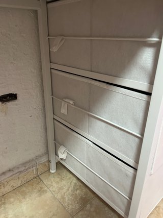 Toeletta per trucco bianca
