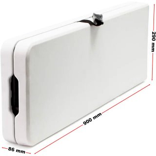 Banco plegable 180×29×43 cm NUEVO