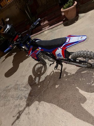 Moto ROAN 125cc Motocross Azul/Roja