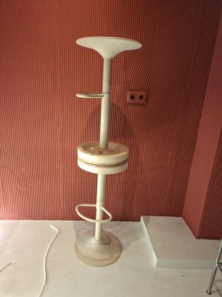 Taburete giratorio madera