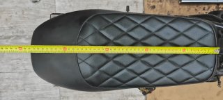 Asiento Cafe Racer Brat Style Negro Moto