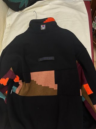 Sudadera Grimey Negra Multicolor