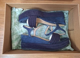 Sandalias Unisa Azul Talla 36