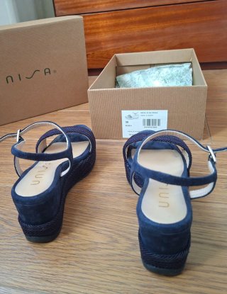Sandalias Unisa Azul Talla 36