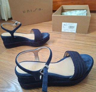 Sandalias Unisa Azul Talla 36