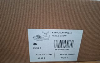 Sandalias Unisa Azul Talla 36