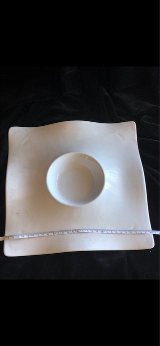 Pareja platos estilo moderno de Porcelana Bidasoa.
