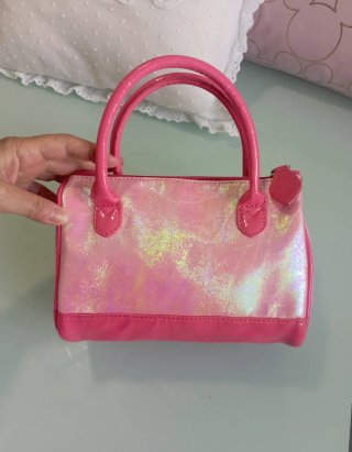 Bolso mano infantil rosa