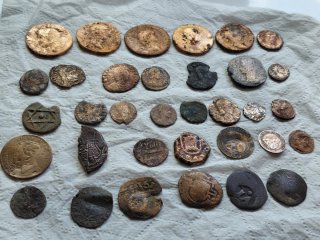 Lote de Monedas romanas, mediavales y antiguas