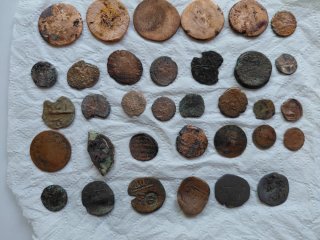 Lote de Monedas romanas, mediavales y antiguas