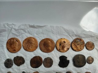 Lote de Monedas romanas, mediavales y antiguas