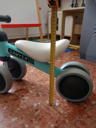 Correpasillos Sawyer azul y blanco
