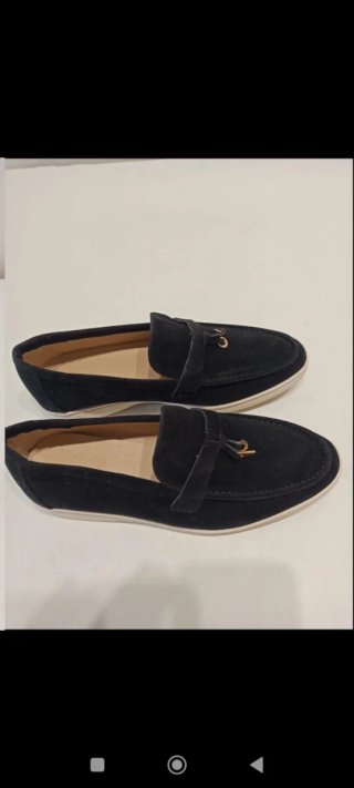 Zapatos mocasines hombre talla 40 negros