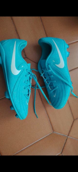 Bambas Nike Fútbol Niño Azul/Blanco
