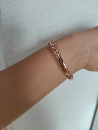 Pulsera Givenchy Oro Rosa y Circonitas