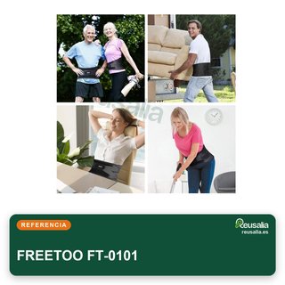 FREETOO faja lumbar soporte transpirable ajustable