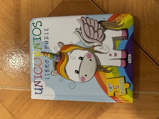 LIBRO PUZLE UNICORNIOS