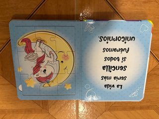 LIBRO PUZLE UNICORNIOS