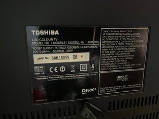 TV Toshiba 40” Full HD 1080p