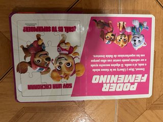 Libro Puzzle Patrulla Canina con 5 Puzzles
