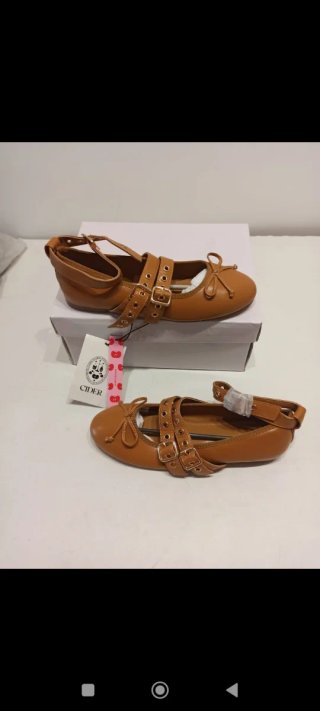 Zapatillas planas marrones Cider talla 40