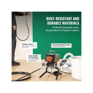 - VEVOR pulverizador pintura eléctrico airless