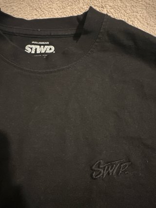 Sudadera negra manga larga talla S