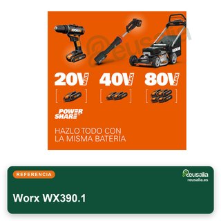 Worx WX390.1 martillo perforador 20V