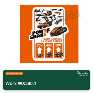 Worx WX390.1 martillo perforador 20V
