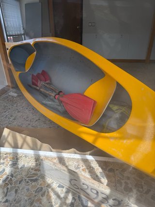 Canoa de fibra 3,8m