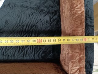 Cama para Perro Grande Marrón y Negra