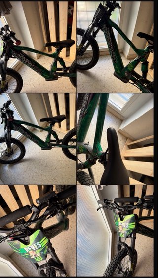 Bicicleta elettrica per bambini da 18 pollici