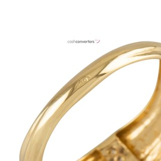 anillo oro 18k con piedra con circonita