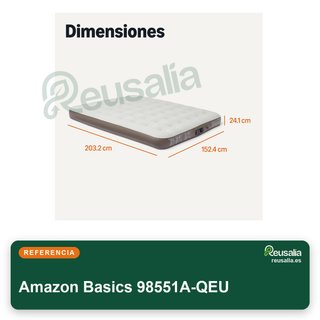 Materassino gonfiabile elettrico queen Amazon Basics