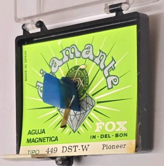 Aguja Tocadiscos FOX 449 DST-W Diamante