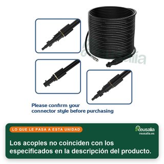 - Manguera limpieza tuberías alta presión