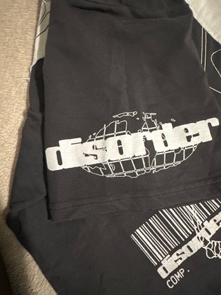 Camiseta gris estampada Talla XL
