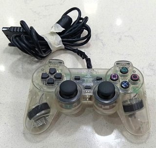 Controller Sony PS2 SCPH 10010 Trasparente Testato