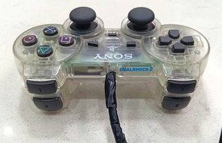 Controller Sony PS2 SCPH 10010 Trasparente Testato