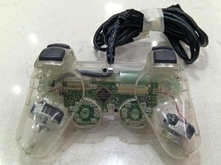 Controller Sony PS2 SCPH 10010 Trasparente Testato