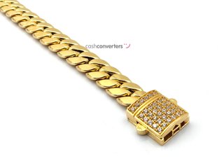 pulsera oro 18k con circonita
