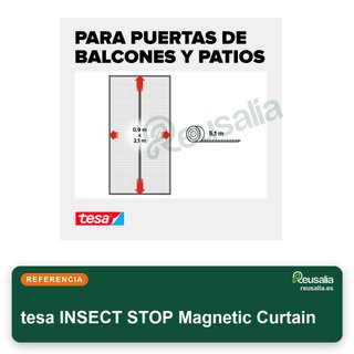 tesa INSECT STOP cortina magnética balcón