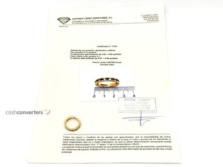 anillo oro 18k con piedra con diamante