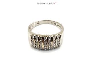 alianza oro 18k con piedra con diamante