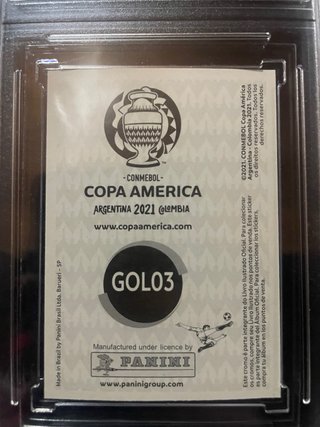 Cromo Messi Panini Copa América 2021 - 9.5 Gem MT